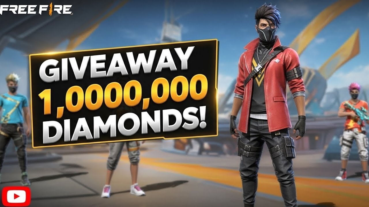 Giveaway 100000 diamond when my subscriber was 1M view in 1 video 