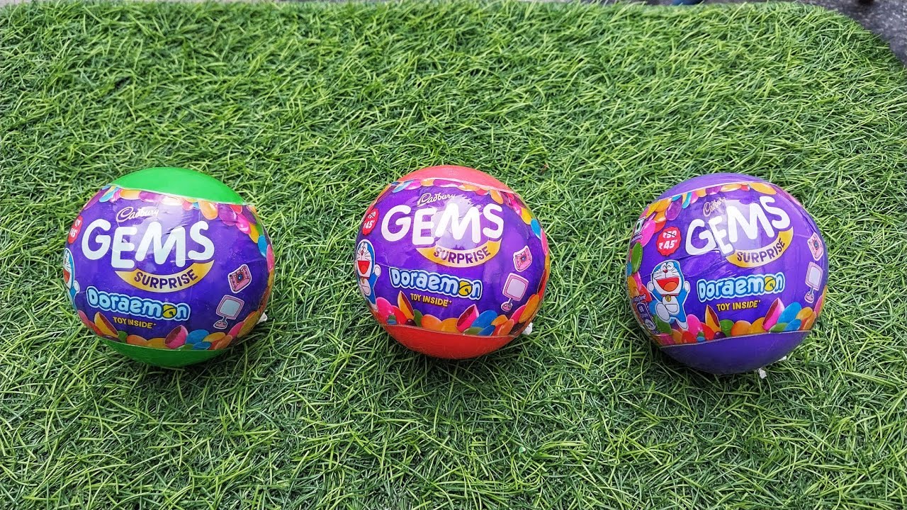 Gems Surprise Ball Unboxing 🎁 | Cadbury Gems Panda, Ben 10, Angry Birds, Chhota Bheem Toys
