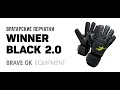 Перчатки BRAVE GK WINNER BLACK 2.0