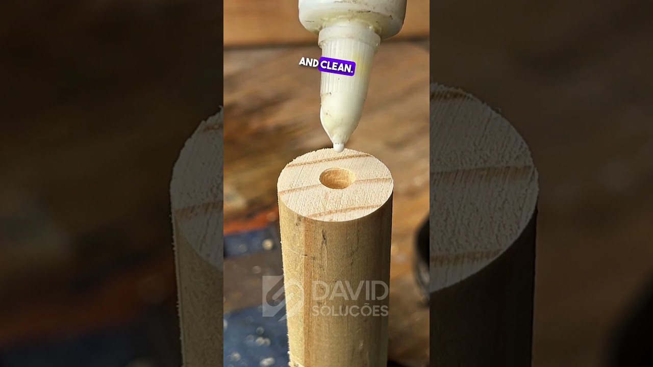 Лайфхак по соединению деревянных ручек, который вас обманет. Выглядит как заводское изделие. 