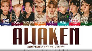 [SKZ2021] STRAY KIDS  - 'AWAKEN' (OT8) Lyrics [Color Coded_Han_Rom_Eng]