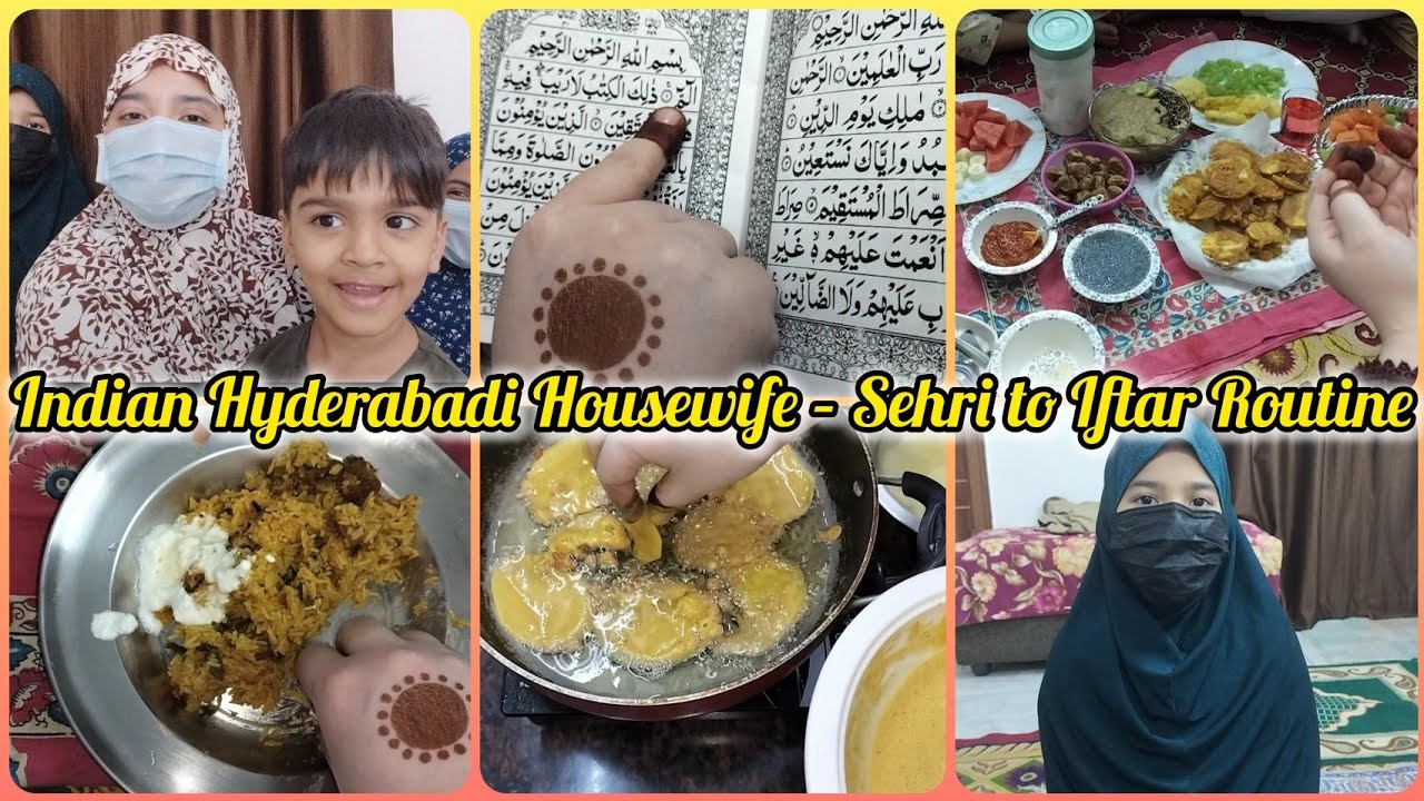 Sehri Se Iftar Tak | Indian Hyderabadi Housewife Routine 🤍