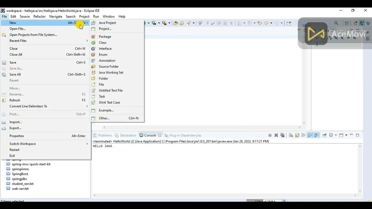 hello world program in java (Complete Java) hello world in java ...