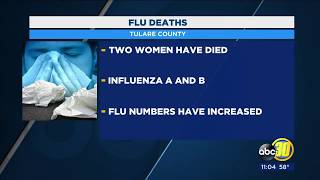 2 women die from flu-related infections in Tulare County, health officials say