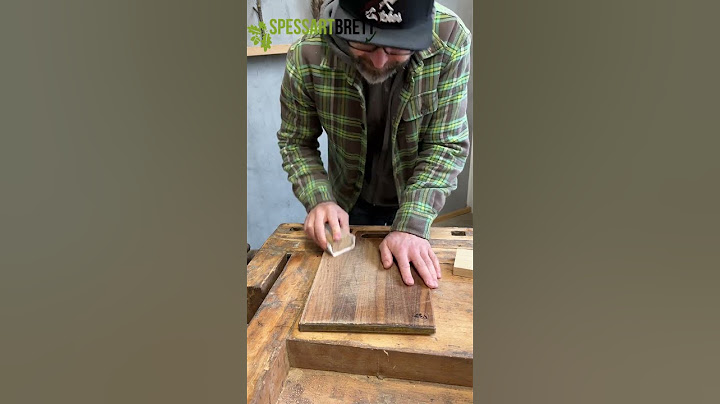 Holzschneidebrett pflegen / Service. So wird dein Brett wieder schick..