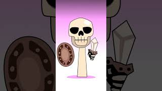 Sprunki Oc Raaah Skeleton Banging Shield