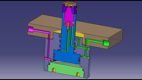 Lower clamp cylinder after upper part expansion