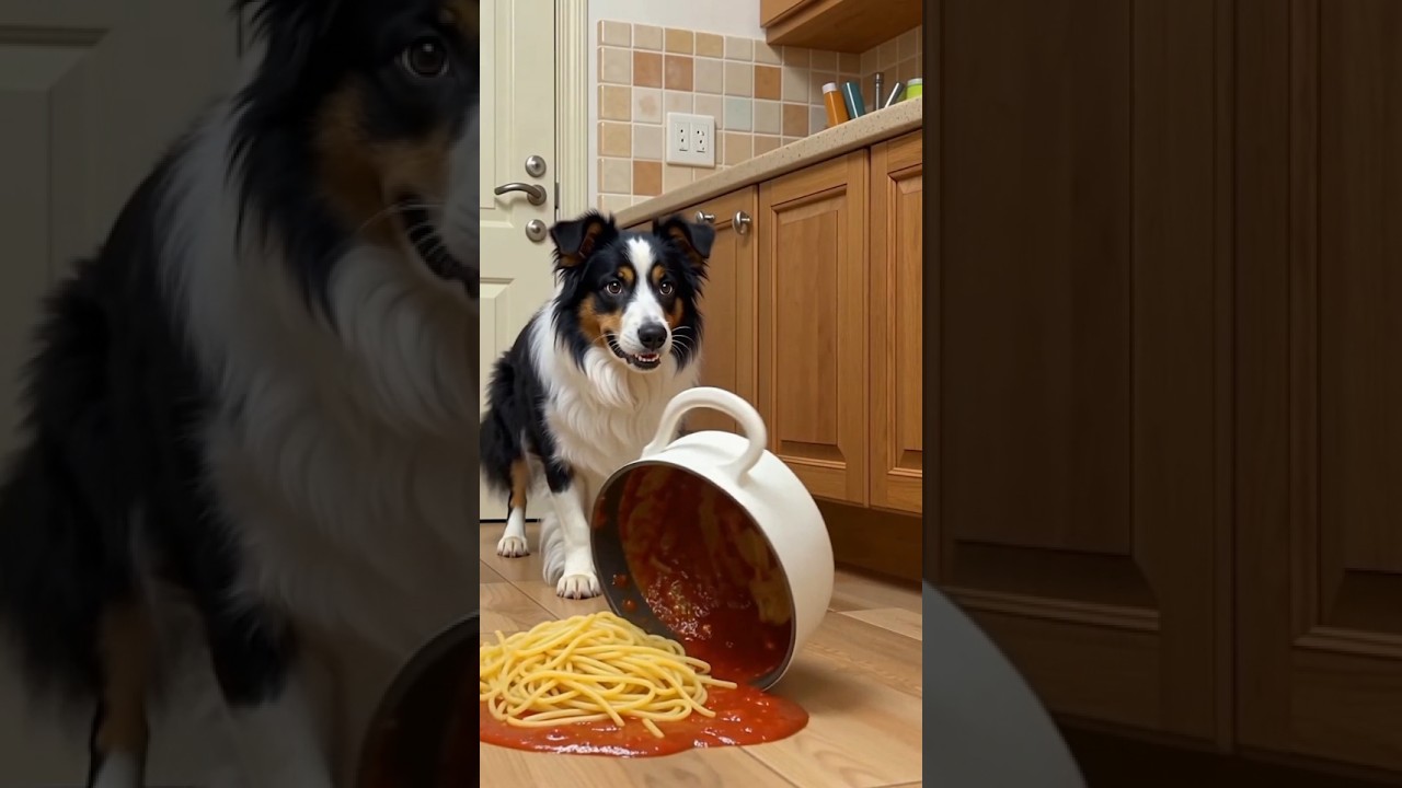 Border Collie Chef 🍳 - Funny Cooking Dog Story 