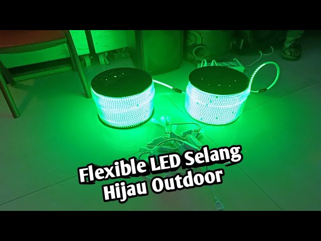 Flexible LED Selang Hijau Outdoor