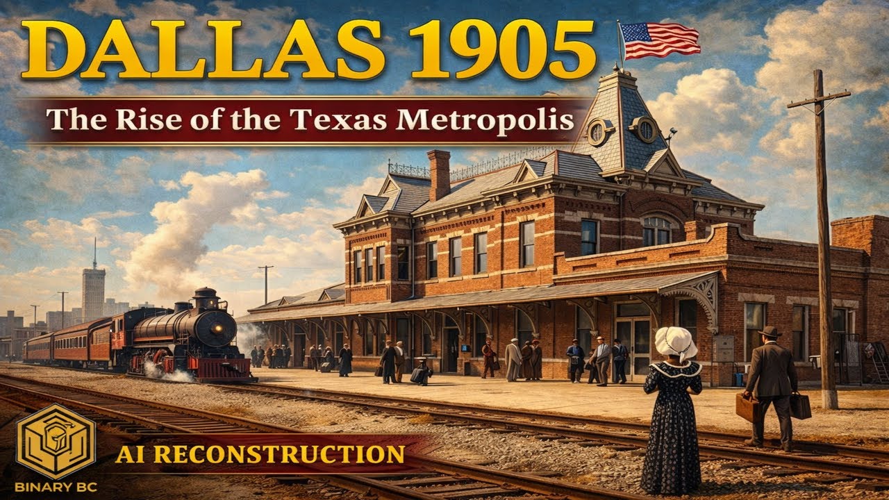Dallas 1905: The Rise of the Texas Metropolis (AI Reconstruction) | Binary BC
