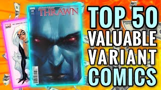 Top 50 Most Valuable Variant Covers