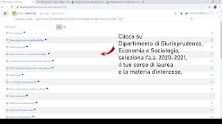 Illustrazione lezioni in modalità telematica - Piattaforma E-learning