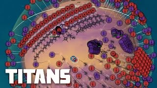 Planetary Annihilation Titans Gameplay - 3vs3 The Long War Massive Multiplayer Combat