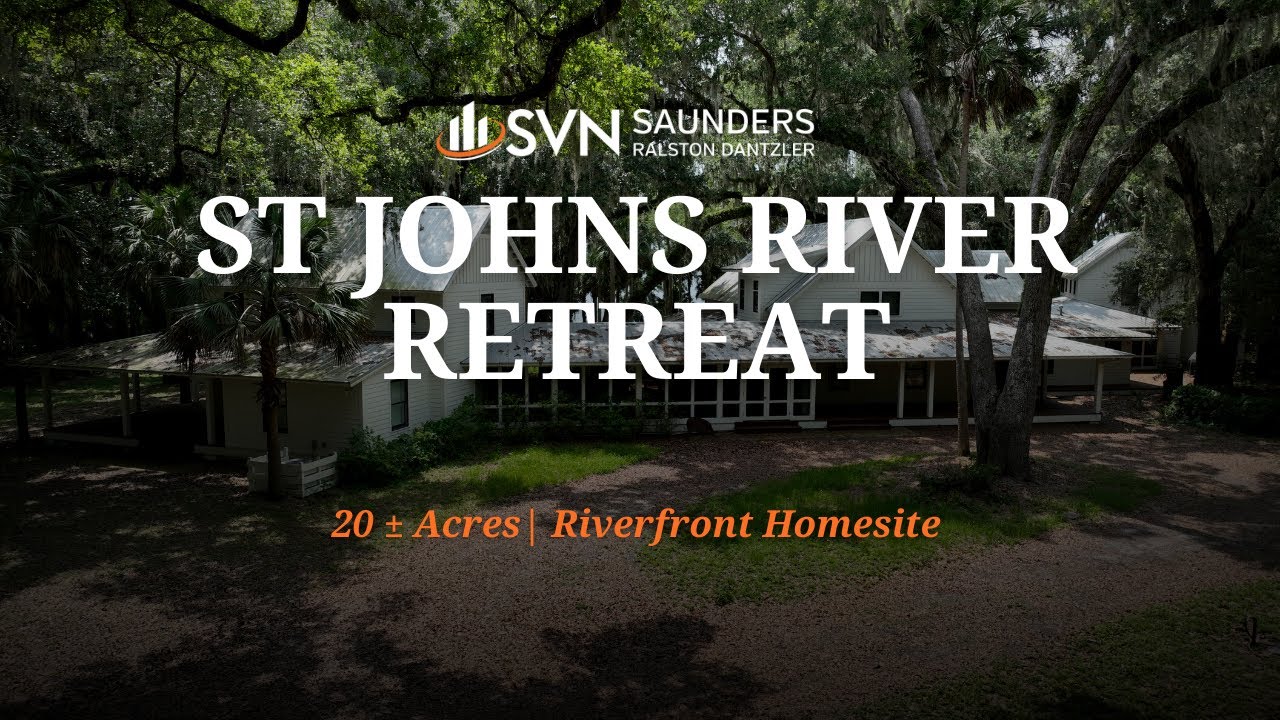 Riverfront Homesite For Sale St Johns River Retreat 20 ± Acres