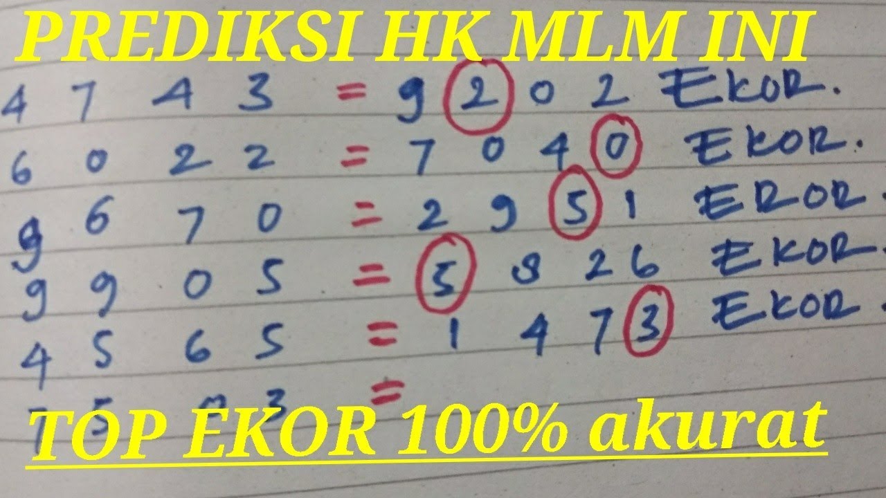 PREDIKSI HK 3 NOVEMBER 2021 BOCORAN HK HARI INI RUMUS HK JITU YouTube