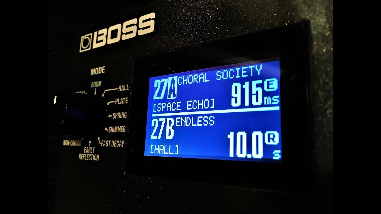 Boss RV-500 - Preset Run Through - All Factory Presets! - YouTube