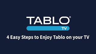 Tablo 4 Easy Steps Watch on TV Explainer