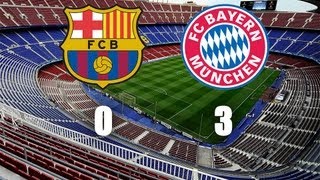 Ecco gli highlights di barcellona-bayern monaco 0-3