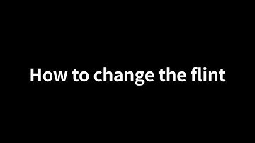 Matchstick Lighter to change the flint Video