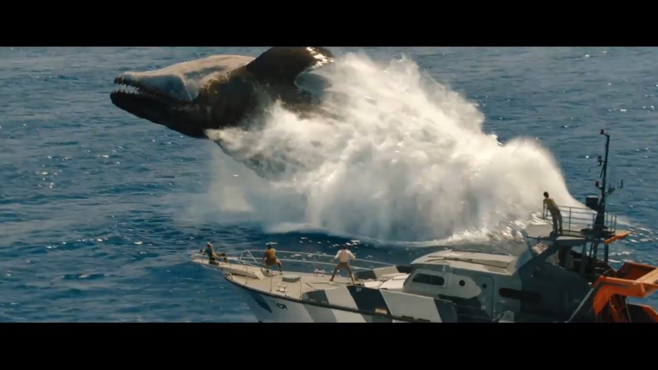 モササウルスに接近する超危険なミッションの一部始終…！映画