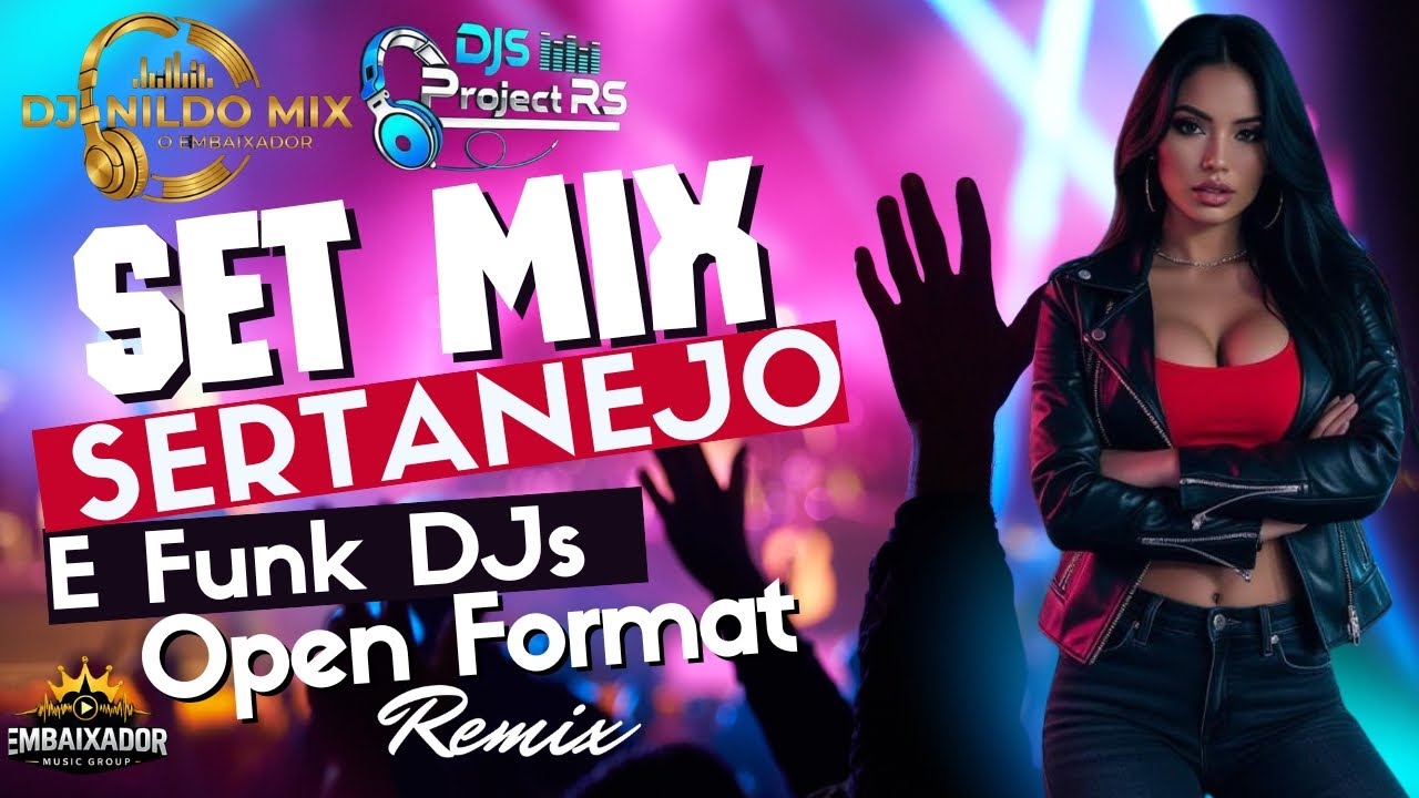 Set Mix Sertanejo & Funk | DJs Project RS | Open Format Remix | DJ Nildo Mix O Embaixador