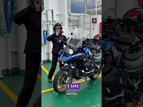 Trasferimenti da un fiordo all’altro????????A bordo siamo soli! #moto #adventure #nordkapp #norway