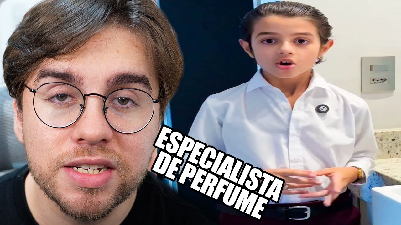 criança SOMMELIER de perfume na net Kkkkkk