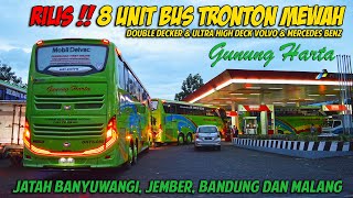 RILIS !! 8 UNIT ARMADA BARU GUNUNG HARTA CHASIS TRONTON DOUBLE DECKER & UHD ADI PUTRO