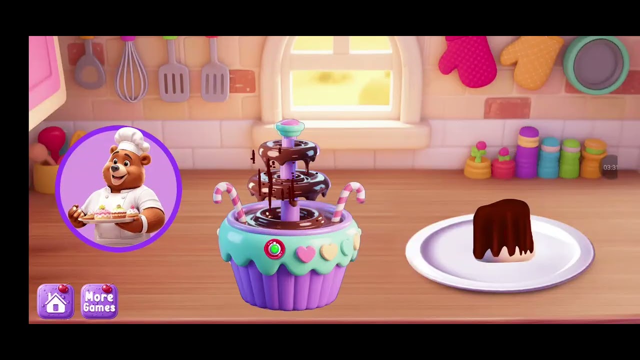 Cake Makar Game | Coking game | Kitchen Set Diy Cooking Game 
