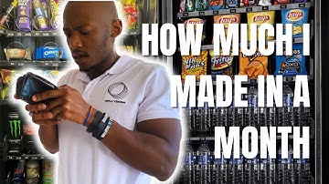How Much Money My Vending Machine Made in 1 Month