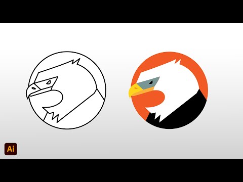 Vector Eagle Adobe illustrator Tutorial