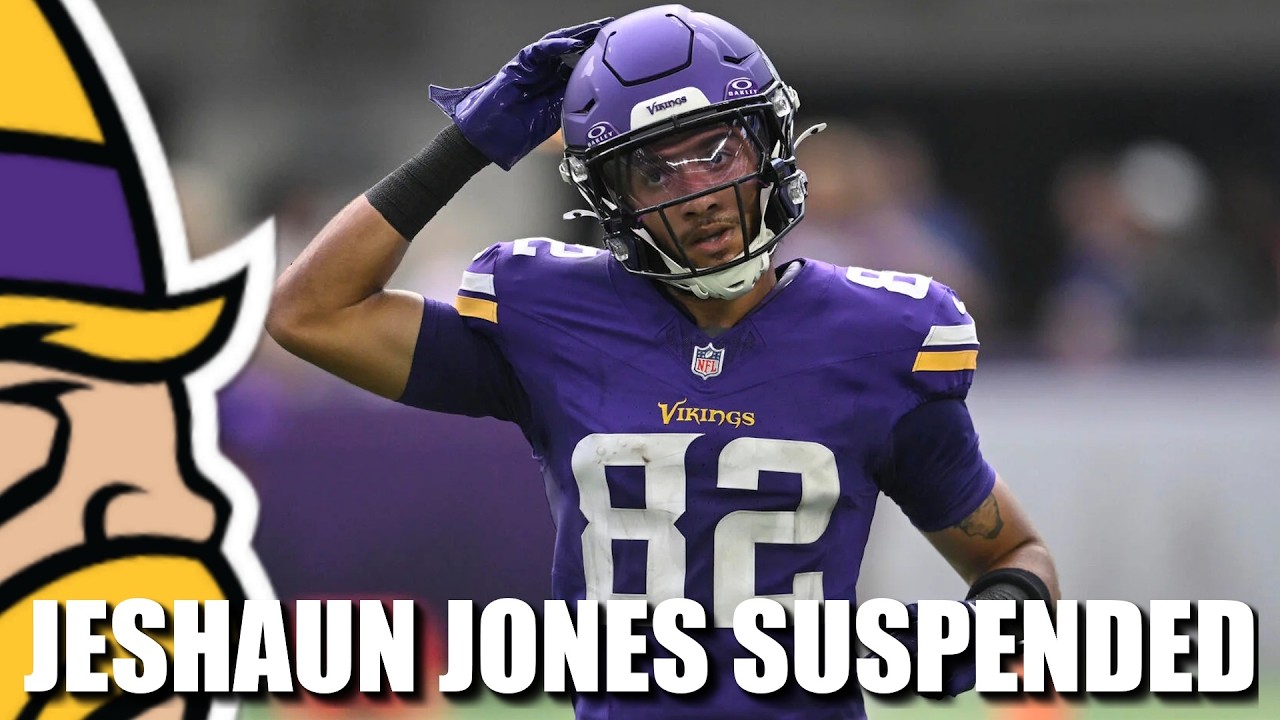 Vikings WR Jeshaun Jones Suspended Three-Games Vikings WR Jeshaun Jones Suspended Three-Games