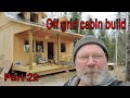 Off grid cabin build part 22, some roof and dormer framing in Northern Minnesota