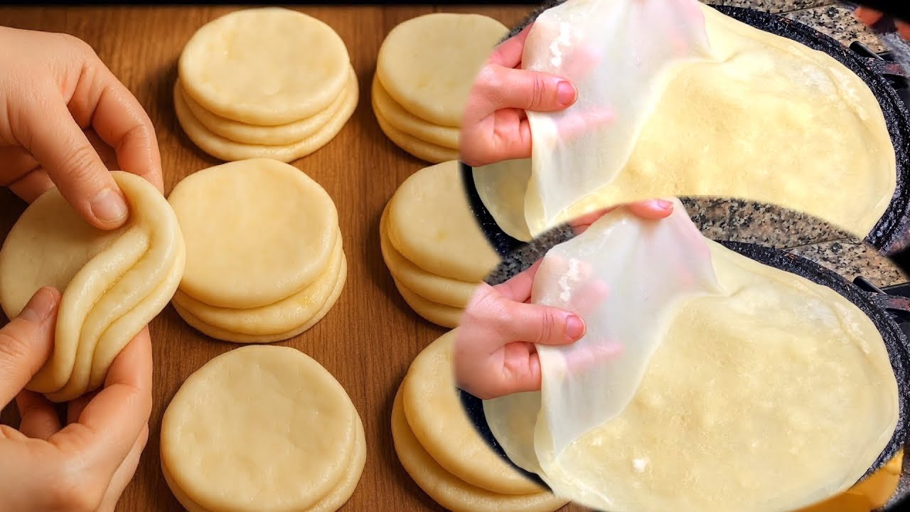 قنبلة رمضان نساي الطريقة ديال ورقة البسطيلة جربيها  بدقيق الفينو سجلي عندك هاد الوصفة وداعا لشراء