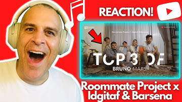 Top 3 Of Bruno Mars | Roommate Project x Idgitaf & Barsena | REACTION