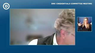 DNC Credentials Committee Meeting