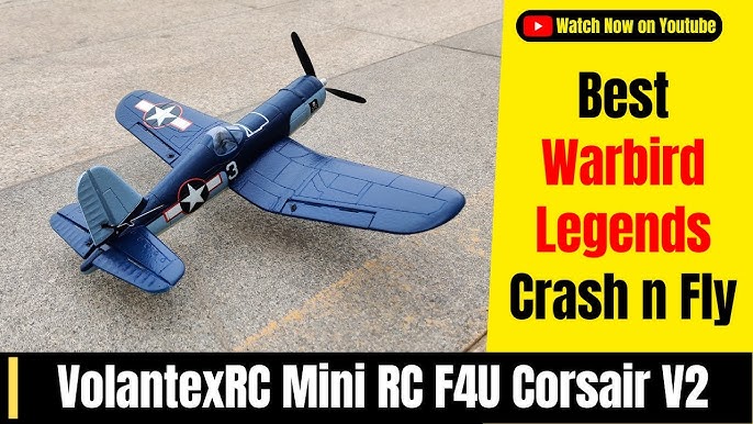 Volantex Corsair F4u 4ch Warbird Rc Avion avec stabilisateur