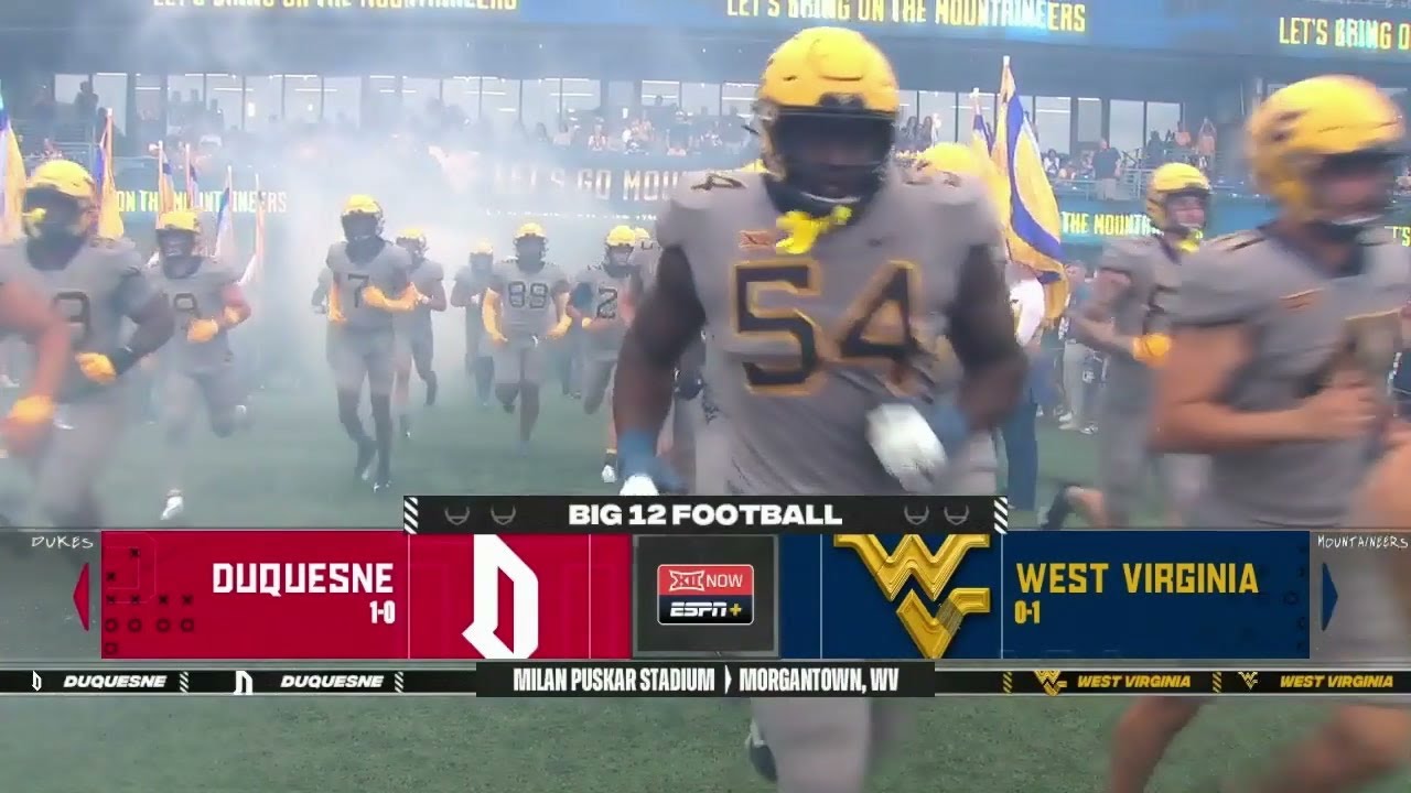 NCAAF 2023 09 09 Duquesne at West Virginia 720p60 - YouTube