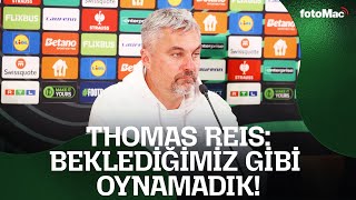 Thomas Reis Beklediğimiz Gibi Oynamadık Mainz 2-0 Samsunspor