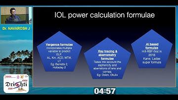 KSOS 2025  IC11  T Dr NAVAROSH J  Cracking the Code Mastering Pre Operative Planning for EDOF and Mu