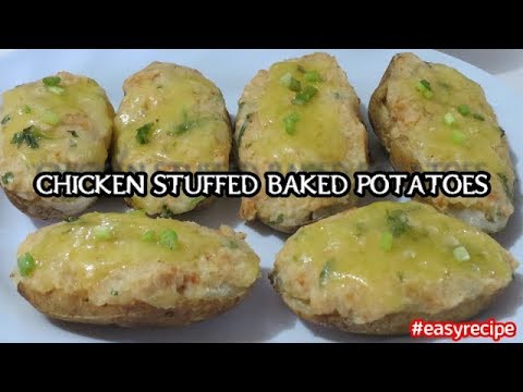 chicken-stuffed-baked-potato-recipe-|-baked-foods-|-dinner-idea-|-home-cooking