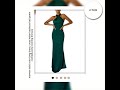 Women Solid Color Long Dress, Cross Halter Backless Ball Gown Cocktail Party Evening Dresses