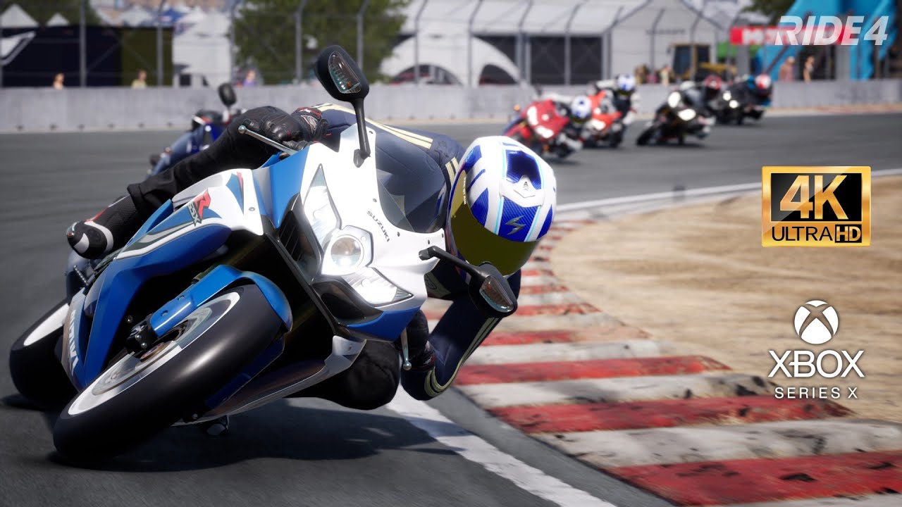 RIDE 4 | 2009 Suzuki GSX-R600 (S796) @ Laguna Seca Circuit - 3L Race & TA | Xbox Series X | 4K