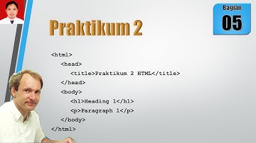 Pemrograman Web Materi 05 Praktikum HTML Lanjut