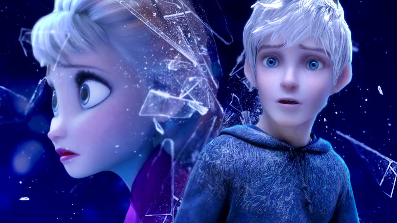Elsa and Jack Frost   Faded