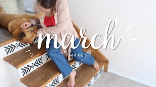 what I sewed in March