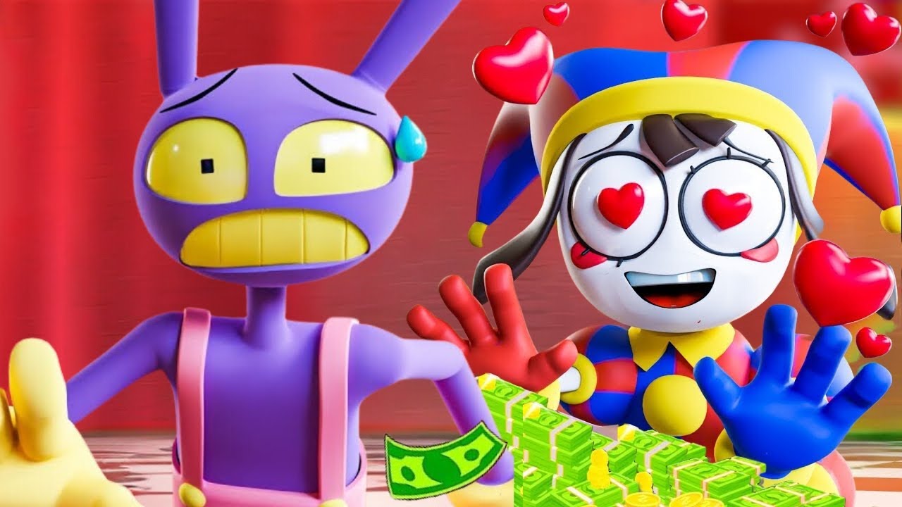 POMNI FALLS IN LOVE WITH JAX?! Amazing UNOFFICIAL Digital Circus ...