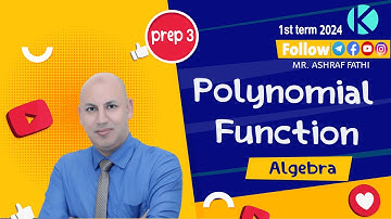 Unit 1 - Lesson 3 |Polynomial Function| algebra | math | Prep 3|1st term 2024
