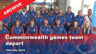 Iom Tv Archive Commonwealth Games Team Depart 18.7.2014