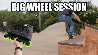 Skating 80mm UFS Frames on USD Carbons // Rollerblading